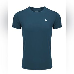 YoungLA - 423 Zephyr Compression Short Sleeve Teal Color (Looks Blue)